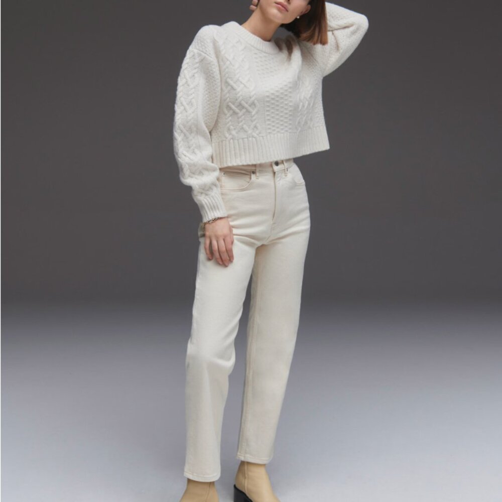 Everlane Original Cheeky Jean - Ecru